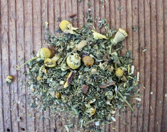 Afternoon Delight Herbal Tea Organic peppermint, chamomile, licorice & cinnamon