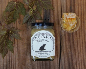 Candy Cap Mushroom Infused Honey - Maple Syrup Mushroom