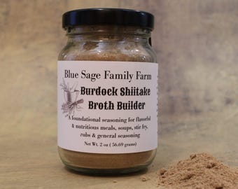 Shiitake Mushroom, Burdock Root Broth Building Blend, Bone Broths, Veggies, Meats