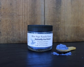 Butterfly Pea Flower Powder, Blue Butterfly Pea Flower Powder, Super Food, Mixed Drinks,