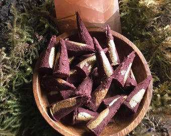 Benzoin Petals Handrolled Incense Cones