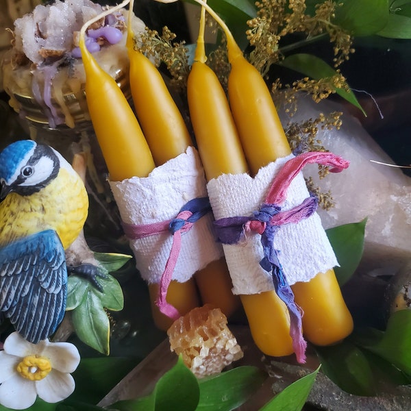 Dipped Beeswax Candles