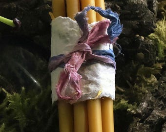 Mini Dipped Beeswax Candles