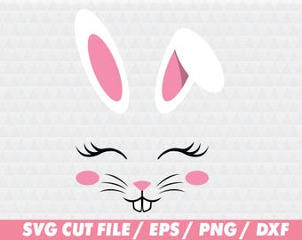 Download Easter bunny face | Etsy