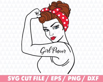 Download Strong woman svg | Etsy