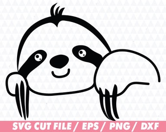 Free Sloth Svg - Layered SVG Cut File