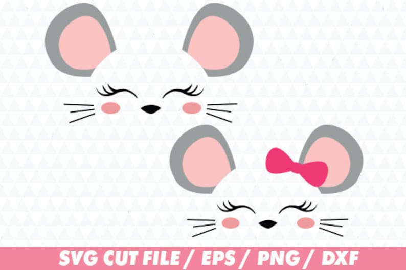 Download Mouse svg Cute face svg Cute mouse svg Mouse cricut Mouse ...