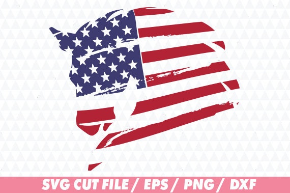 Download Patriot svg Horse svg Horse flag svg American flag svg | Etsy