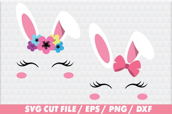 Download Bunny svg Bunny svg files Bunny ears svg Bunny face svg | Etsy
