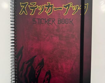 Anime Reusable Sticker Book Storage