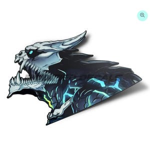 Holographic Anime Monster Sticker
