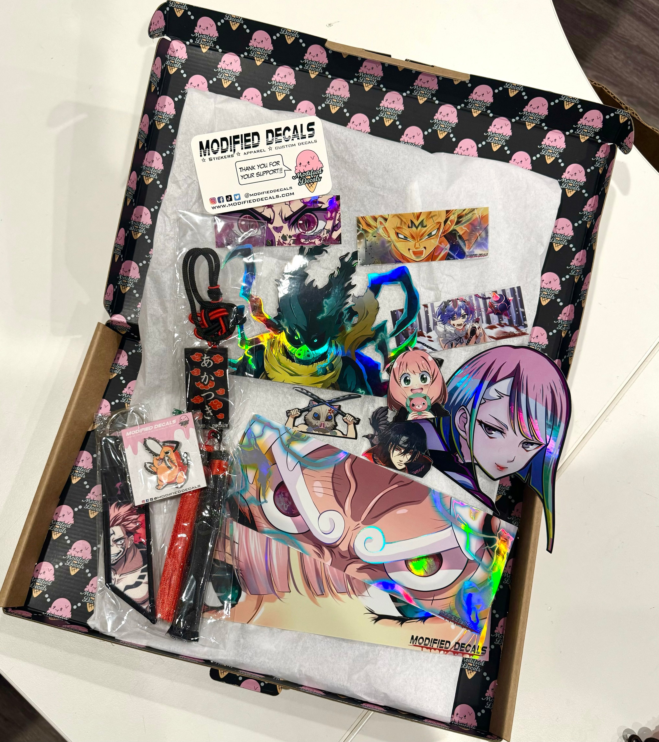 Anime Surprise Mystery Box / Stickers / Jettag / Tassel / Pin / Peeker Sticker / Slap Sticker /