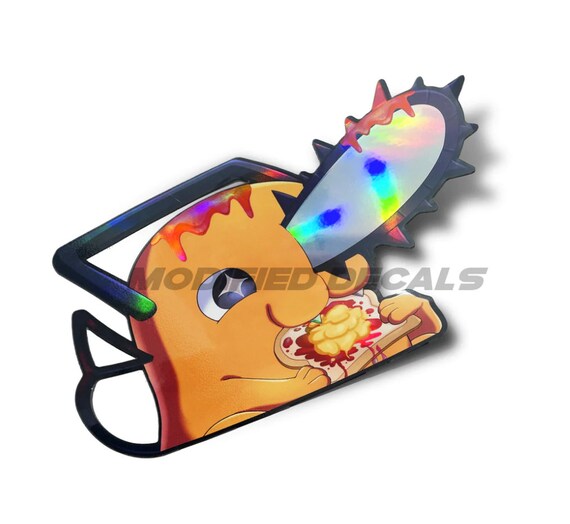 EARLFAMILY 13cm X 8.9cm Chainsaw Man Car Sticker Waterproof Vinyl Car...