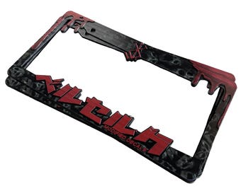 Anime License Plate Frame Gutz Blood
