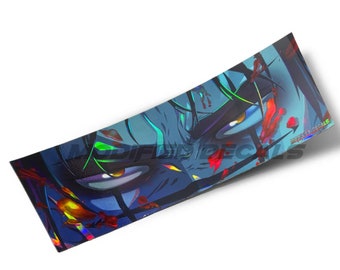 Holographic Anime Sticker Blood Manipulation Waterproof Car Decal