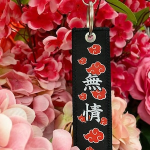 Ruthless Jet Tag Car Keychain Accessory Red Cloud Anime