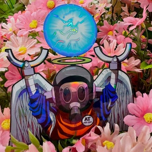 Angel Toriyama Anime Car Peeker Sticker
