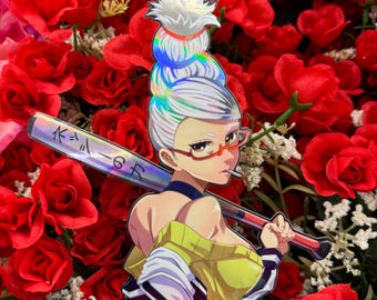 Anime Holographic Sticker Dan Granny