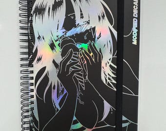 Anime Wet Delicious Holographic Reusable Sticker Book