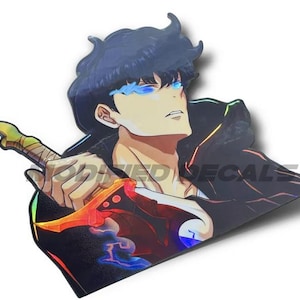 Anime Holographic Sticker Hunter