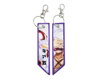 Gear 5 Anime Jet Tag Keychain OP Pirate