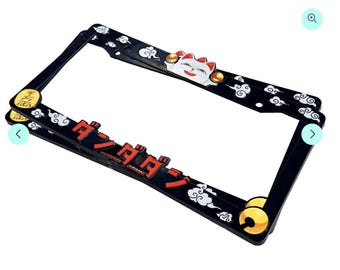 Anime License Plate Frame Car JDM Kitty