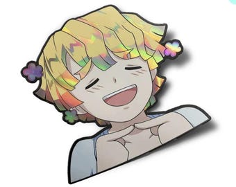 Anime Holographic Cute Kawaii Car Vinyl Sticker