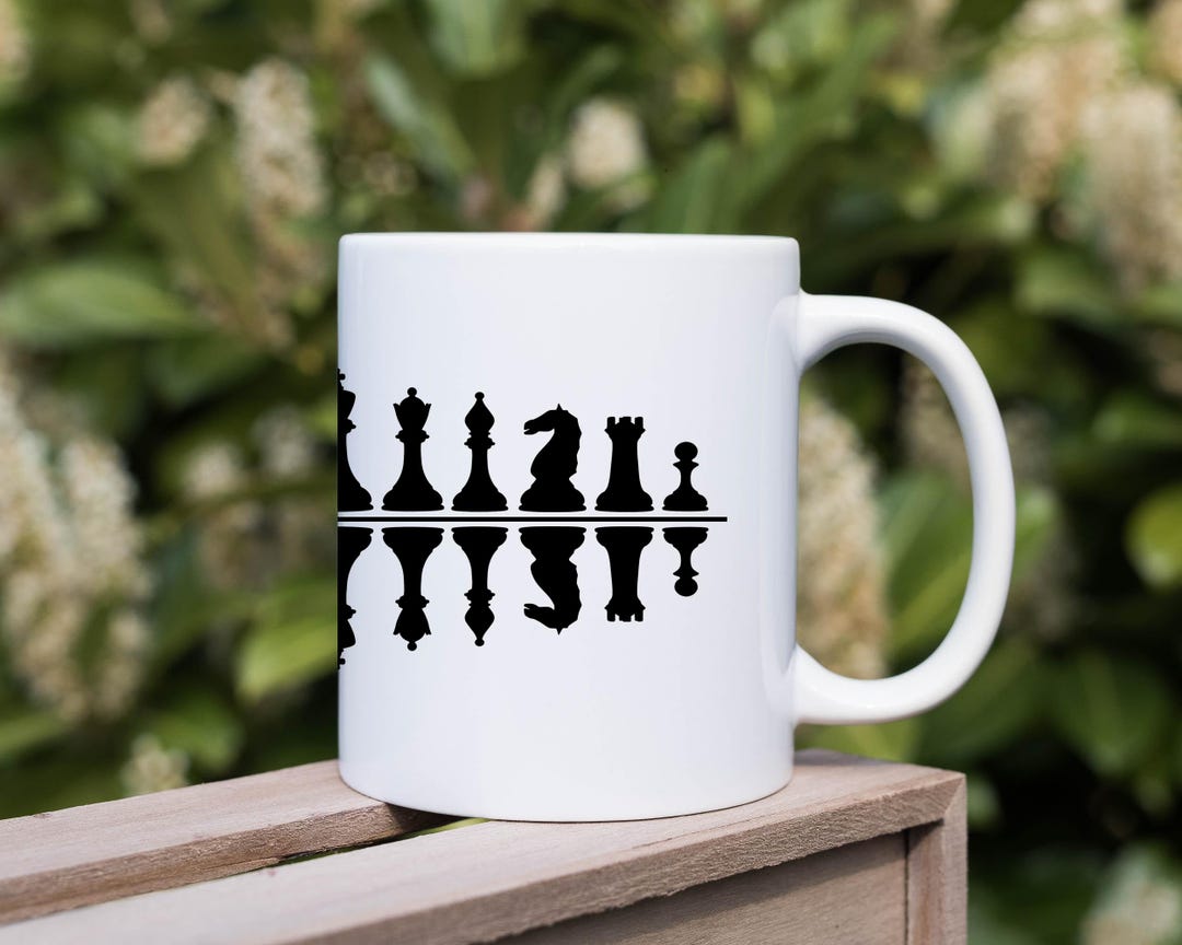 Chess Pieces Coffee Mug: Chess Fan Gift, UK Printed - Etsy