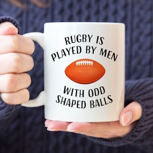 Rugby gift: rugby mug, dad mugs, dad Christmas gift, male friend, rugby player birthday gift, husband gift, boyfriend gift, mens gift