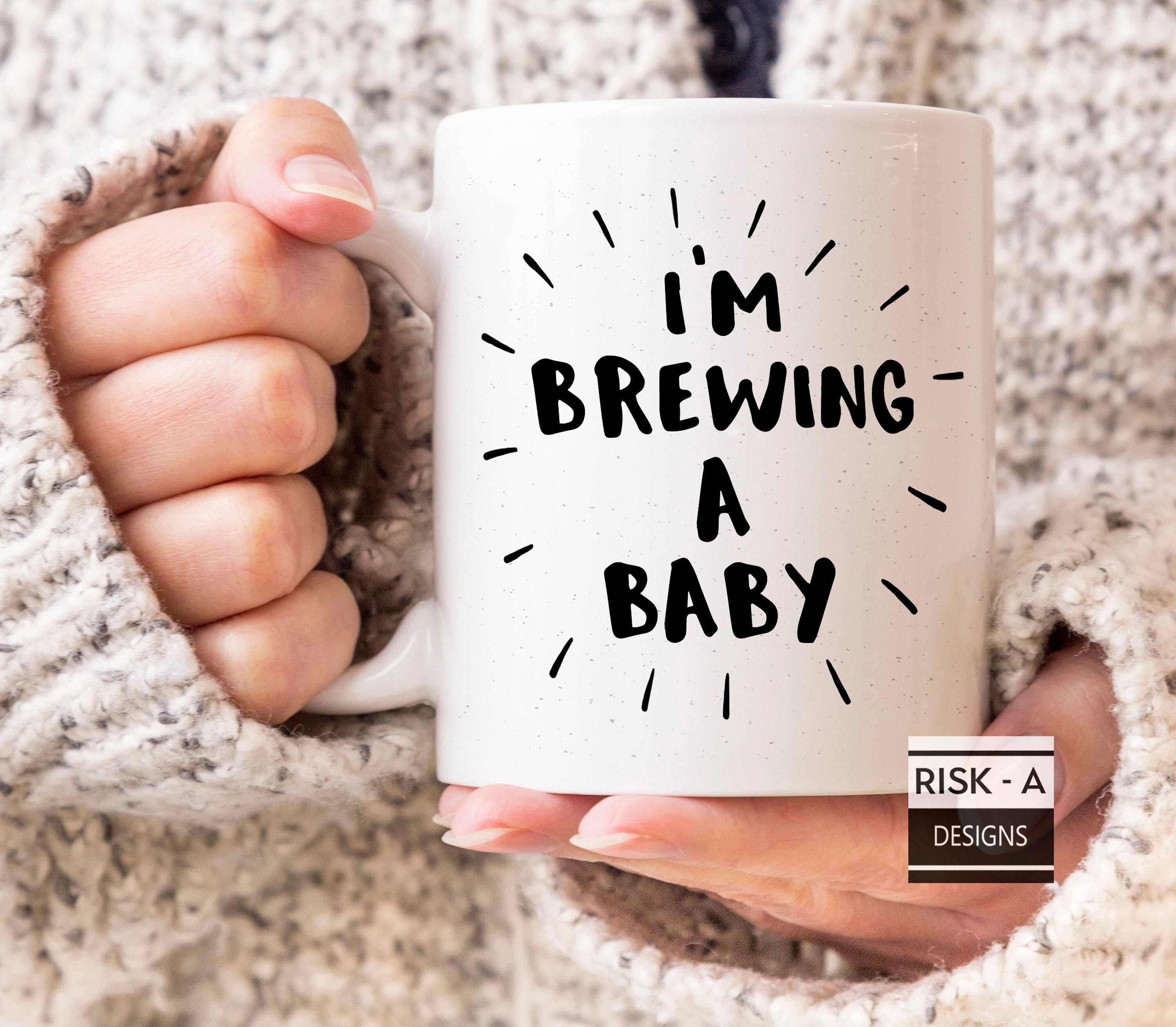 Expectant mother gift, I'm Brewing a Baby mug, mother to be gift,…