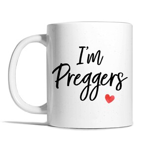 Kubek Preggers, prezent dla rodzica, przyszła mama, prezent dla przyszłej mamy, prezent z okazji ujawnienia ciąży, prezent na baby shower, ujawnienie ciąży, przyszła mama