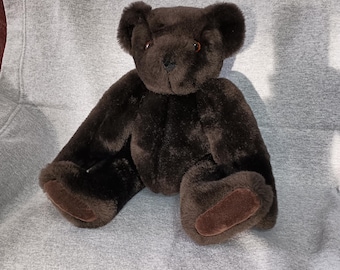 Official black jointed Vermont Teddy Bear 18 inch