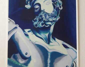 De blauwe Man (medium)