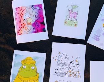 Illustrated Funky Animal Greeting Cards!