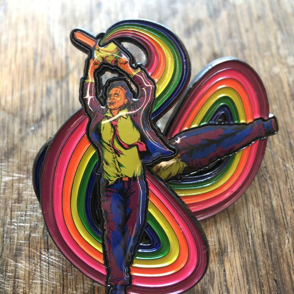 Blacklight Rainbow Pin