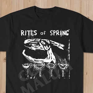 Rites of Spring black t-shirt post-hardcore punk emo