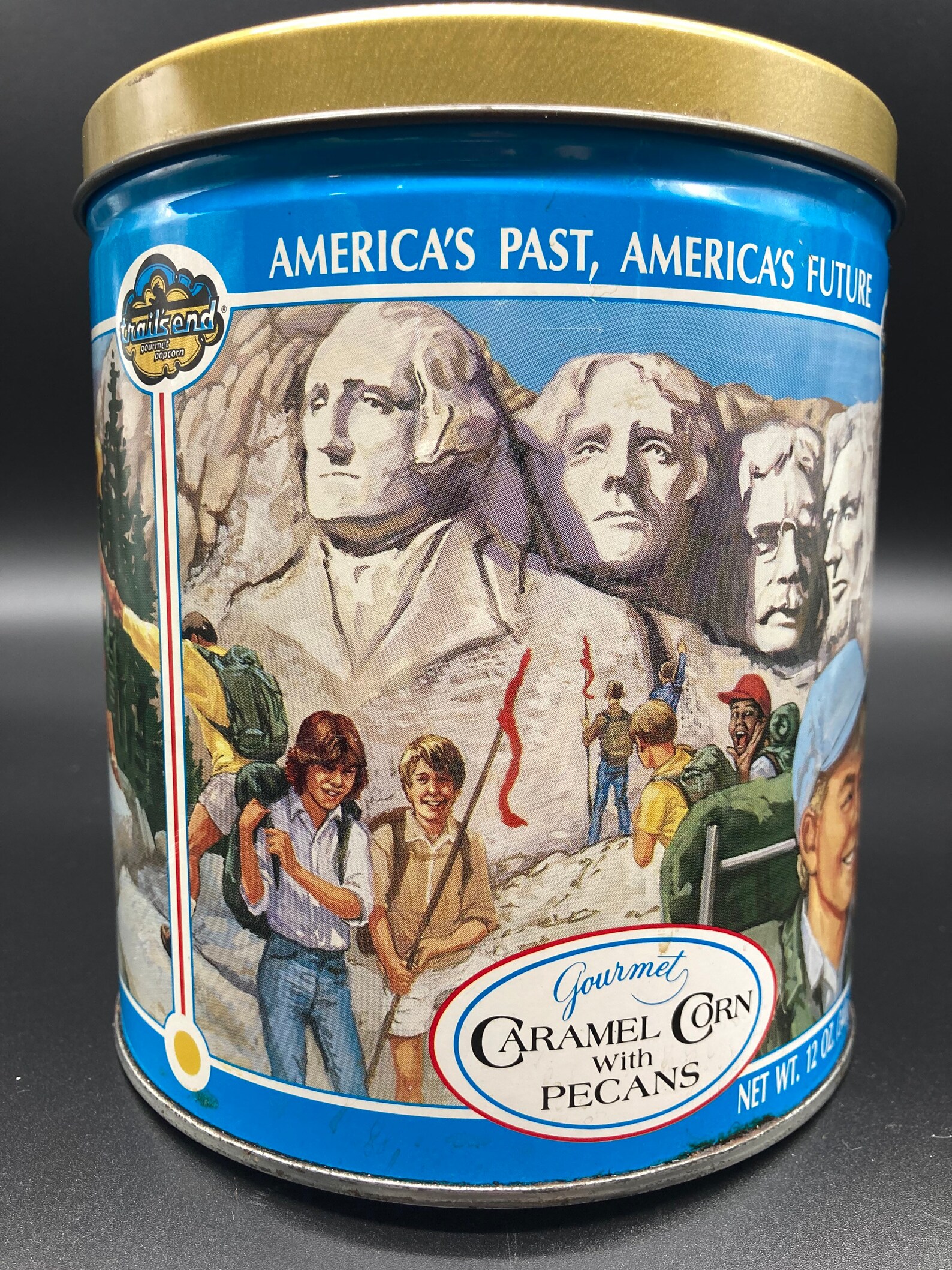 Trails End Boy Scouts Tin. Gourmet Popcorn Limited Edition Etsy