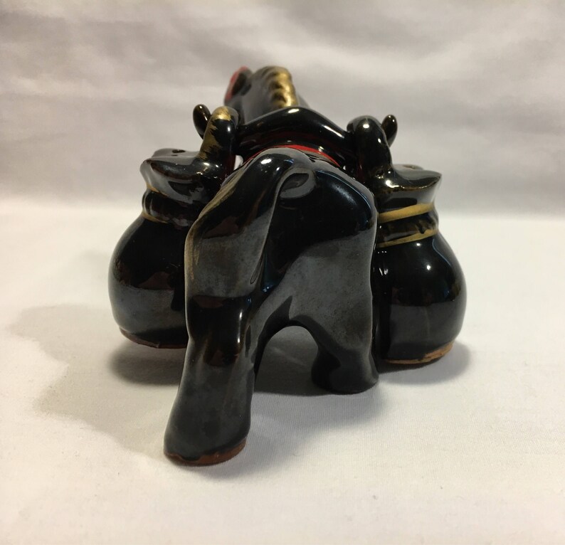 Donkey Salt Pepper Shaker Set Vintage 1960s. Pack Mule Etsy