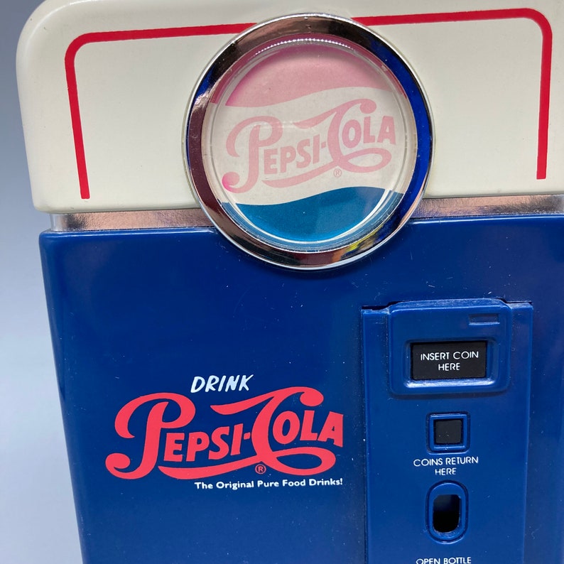 Pepsicola Coin Bank. 1996 Pepsico Inc. Collectible Vintage. Etsy