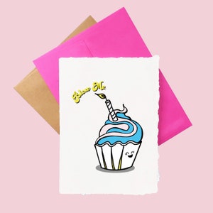 Carte d'anniversaire Souffle-moi