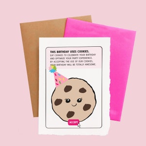 Cet anniversaire utilise des cookies Carte d'anniversaire