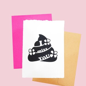 I Miss You Card