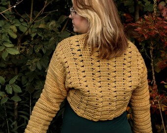 Savanna Crochet Shrug Pattern, Beginner Friendly (PDF Pattern)