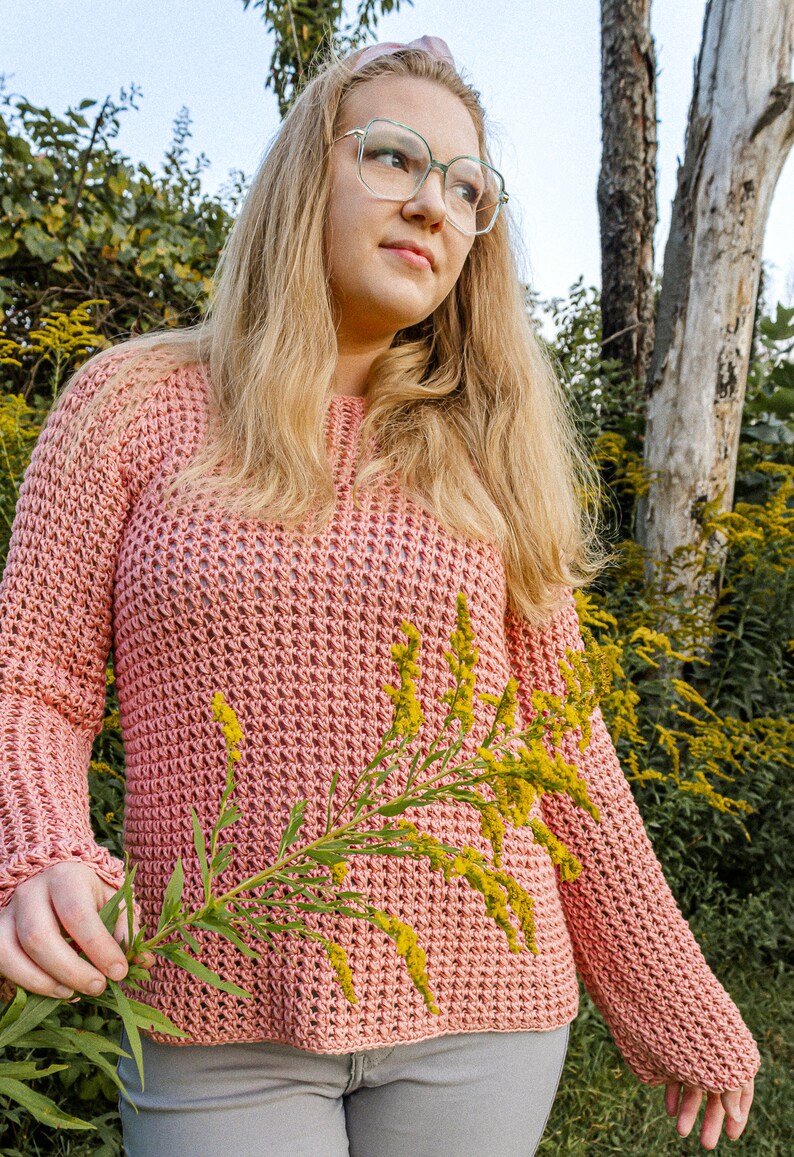 Wendalynn Raglan Crochet Pattern Crochet Sweater Pattern Etsy