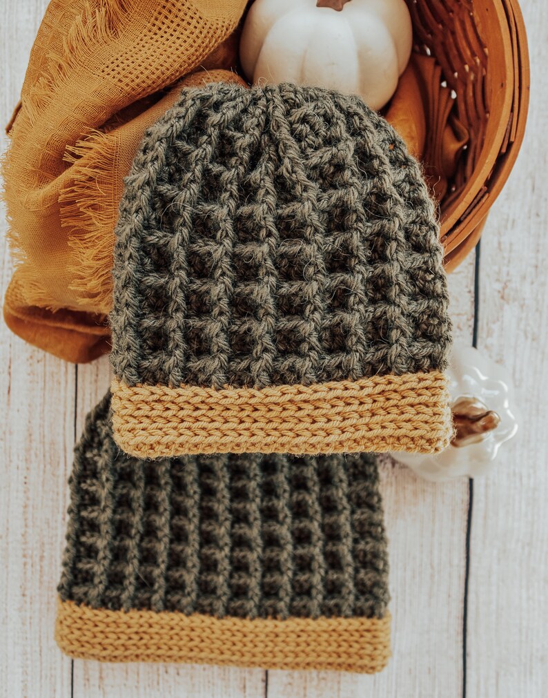 Rhys Slouchy Crochet Pattern, Crochet Hat Pattern, Crochet Beanie Pattern, Textured Crochet Hat Pattern, Easy Crochet Hat Pattern image 6