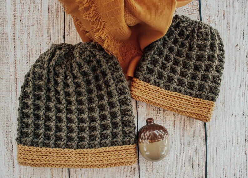 Rhys Slouchy Crochet Pattern, Crochet Hat Pattern, Crochet Beanie Pattern, Textured Crochet Hat Pattern, Easy Crochet Hat Pattern image 5