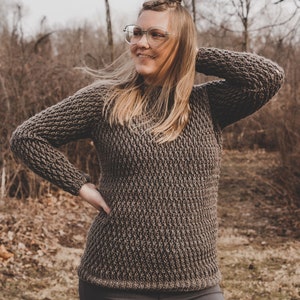 Brynn Raglan Crochet Pattern, Crochet Raglan Pattern, Crochet Sweater Pattern, Digital Pdf Pattern, Easy Crochet Sweater Pattern, Crochet