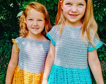 Child Sophie Twirl Raglan PDF DIGITAL DOWNLOAD Crochet Pattern, Child Crochet Top, Easy Child Crochet Pattern, Cute Crochet Child Summer Top