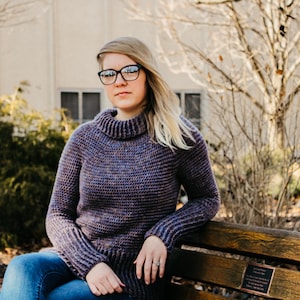 Celeste Cowl Sweater || Crochet Pattern || Crochet Cowl Sweater Pattern || Women&#39;s Cowl Sweater || Size Inclusive Crochet Sweater Pattern
