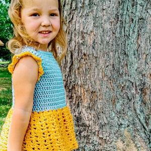 Child Sophie Twirl Raglan PDF DIGITAL DOWNLOAD Crochet Pattern, Child Crochet Top, Easy Child Crochet Pattern, Cute Crochet Child Summer Top image 5